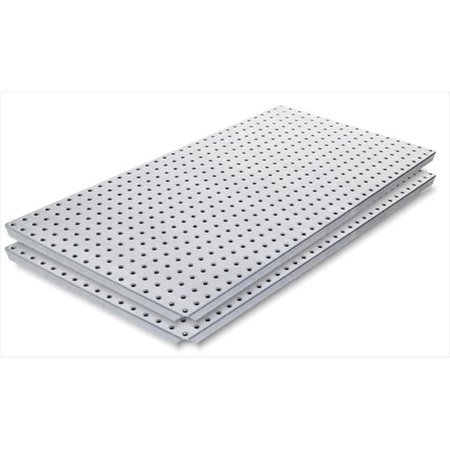 ALLIGATORBOARD Alligator Board ALGBRD16X32STLS3 300 Series Stainless Steel Panel with Flange - Pack of 2 ALGBRD16X32STLS3